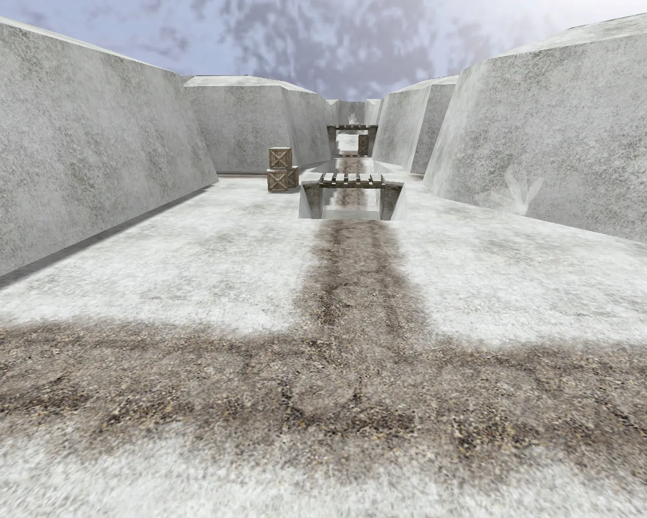 Скриншот Карта «de_winter» для CS 1.6 - тактика и особенности