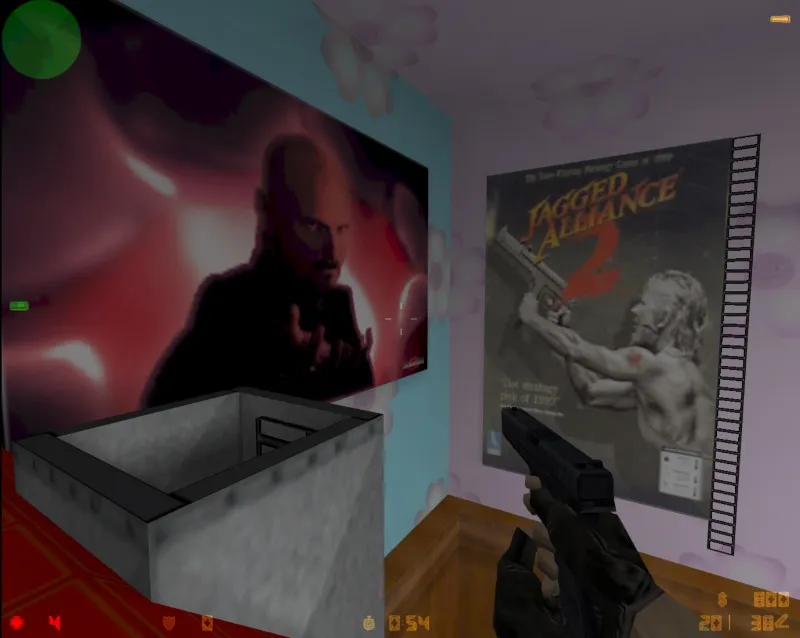 Скриншот  Карта de_playroom для CS 1.6: Полное руководство и тактики