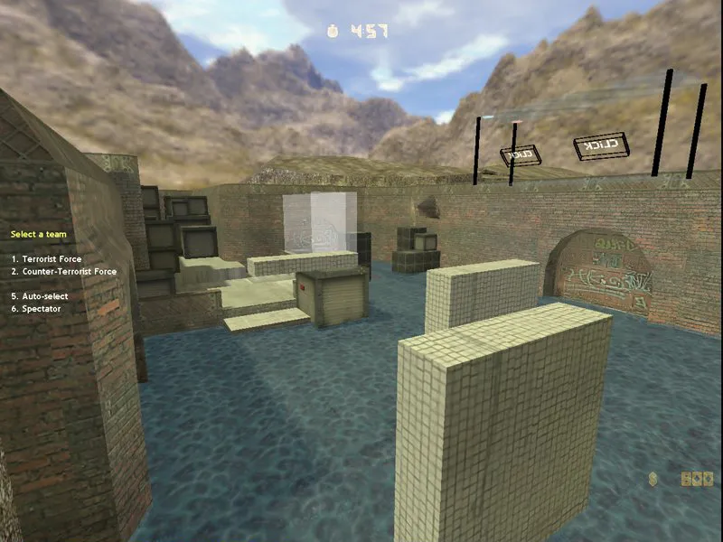 Скриншот Карта «deathrun_dust2_click21» для CS 1.6
