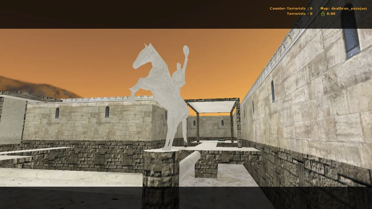 Скриншот  deathrun_yuznjaci для CS 1.6: карта Deathrun, точки за терров, ловушки и бот-нав .nav