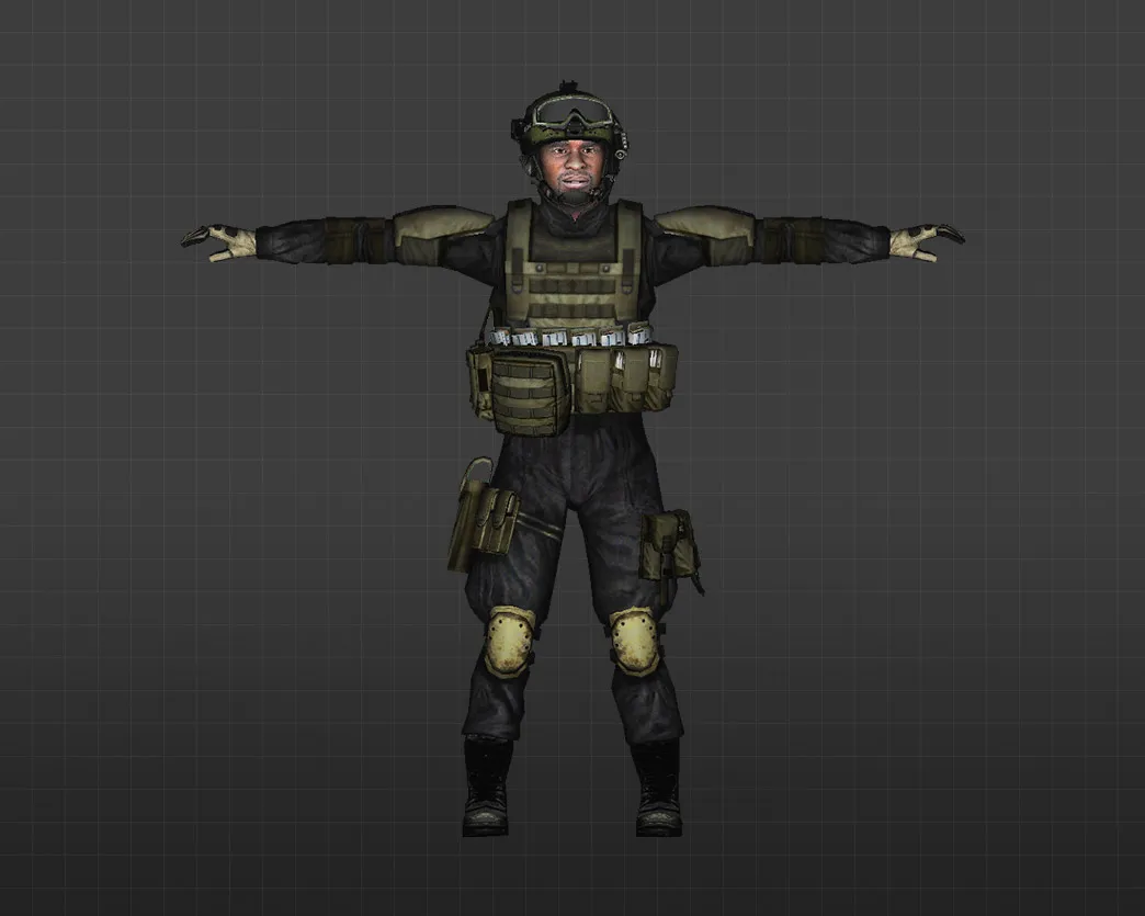 Скриншот Модель «Бравый отряд» для CS 1.6 - Уникальные Солдаты