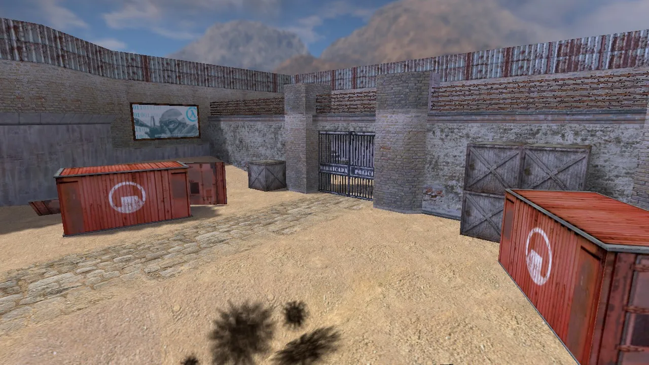 Скриншот  Карта de_impact для CS 1.6: Тактические возможности и баланс