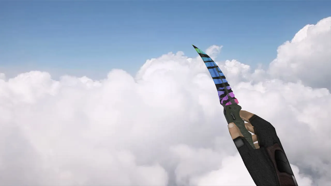 Скриншот Flip Knife Superfurry v_ модели для CS 1.6: звуки, анимация осмотра, текстуры и качество скина