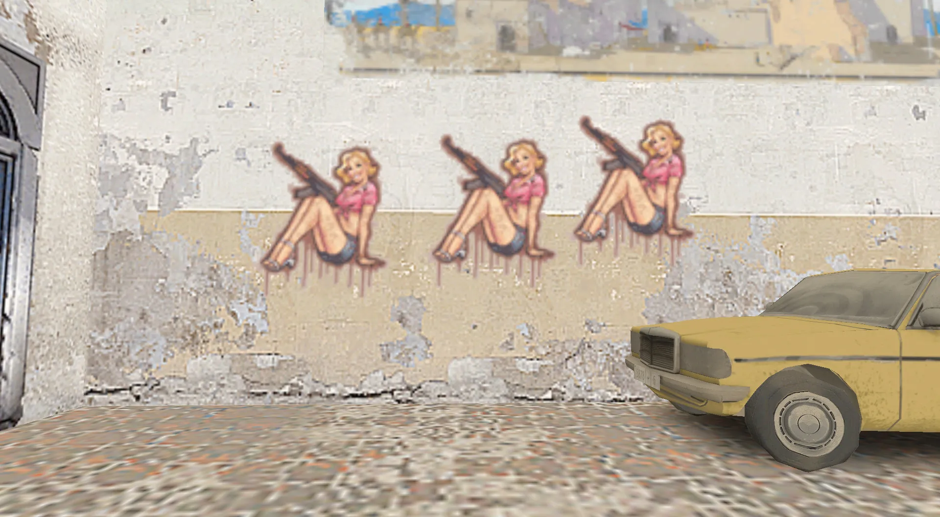 Скриншот Граффити «Тамара» для CS 1.6 - Уникальное оформление для вашей игры