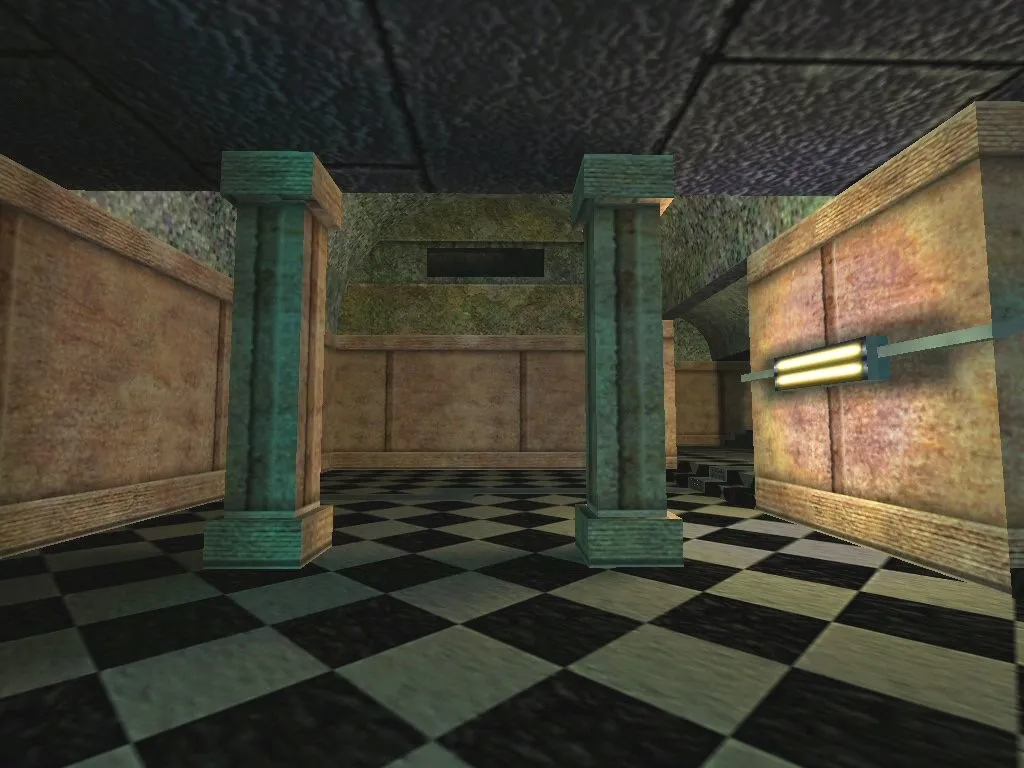 Скриншот  Карта top_secret_base для CS 1.6: тактические возможности и детали