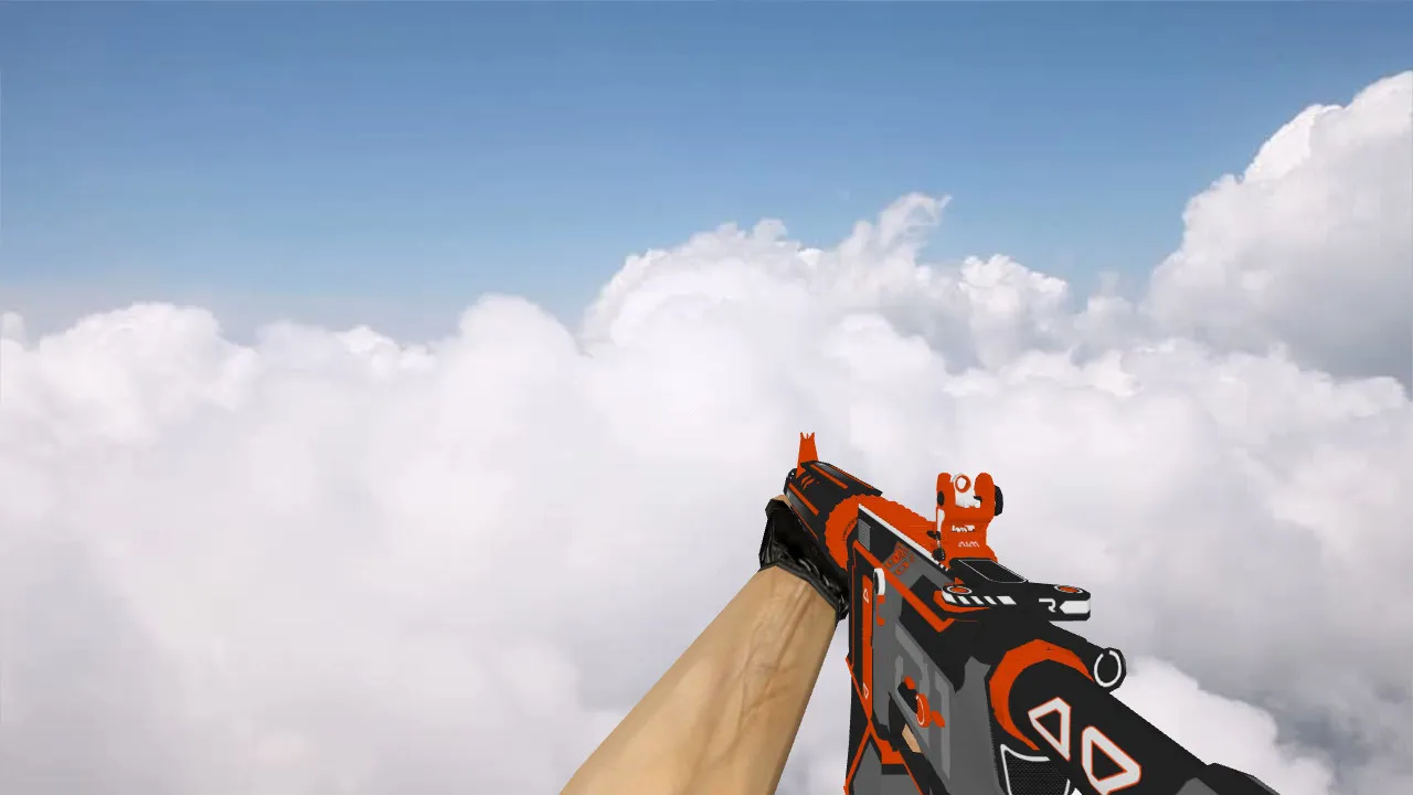 Скриншот Модель «M4A4 Storm» v_ для CS 1.6: p_ и w_ модели, звуки, анимация осмотра, текстуры