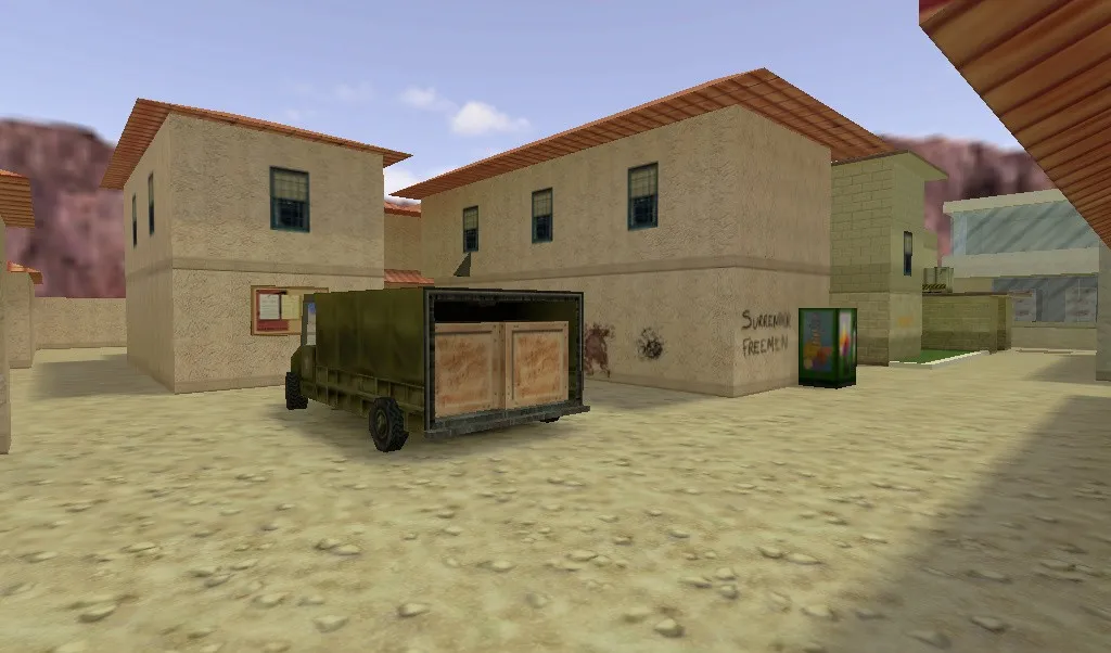 Скриншот  Карта de_street для CS 1.6: Тактика и особенности