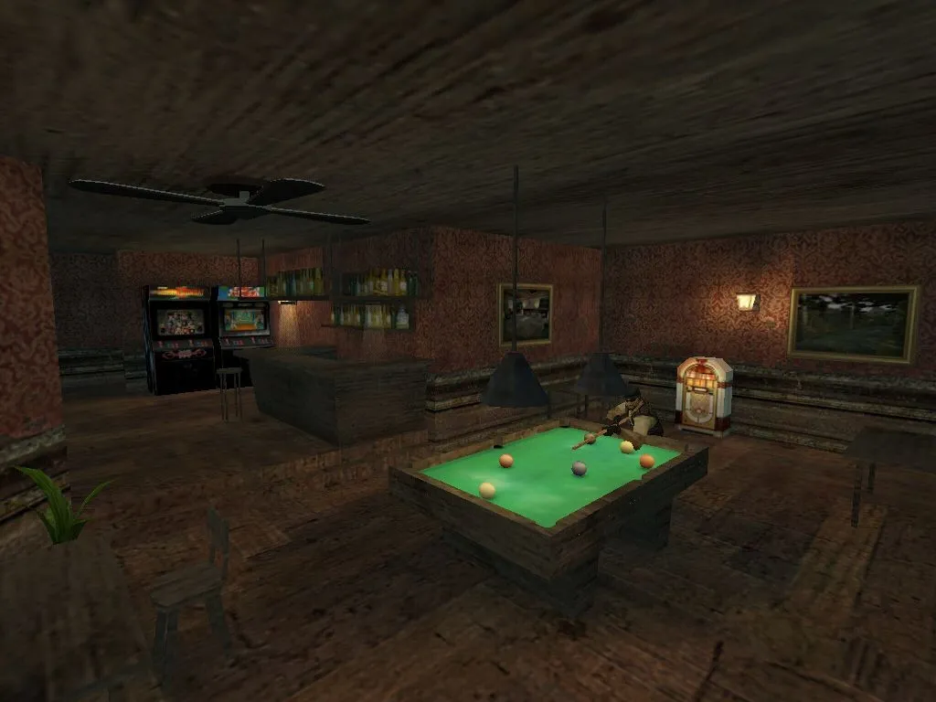 Скриншот  de_downtown для CS 1.6: установка карты, .nav для ботов, оптимизация и настройки сервера