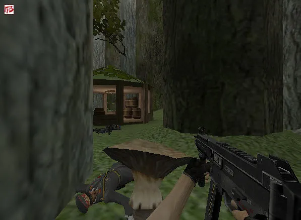 Скриншот  Карта de_tree для CS 1.6: тактика и особенности