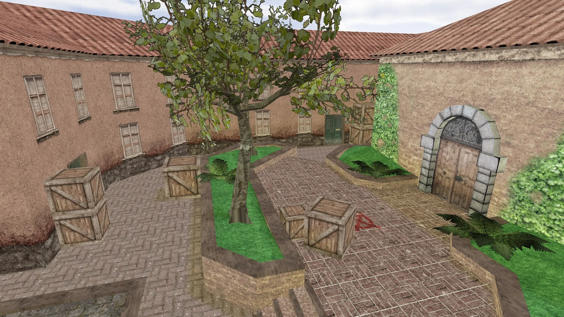 Скриншот  Карта de_nereza для CS 1.6 - Тактическое преимущество и баланс