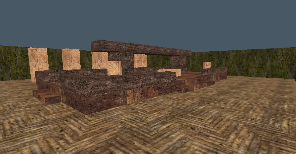 Скриншот  Карта de_woodburry для CS 1.6 - Тактические возможности и особенности