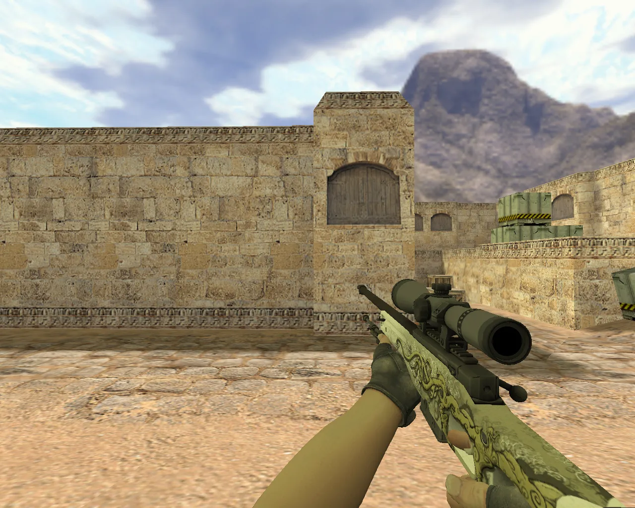 Скриншот Модель AWP Бог червей для CS 1.6