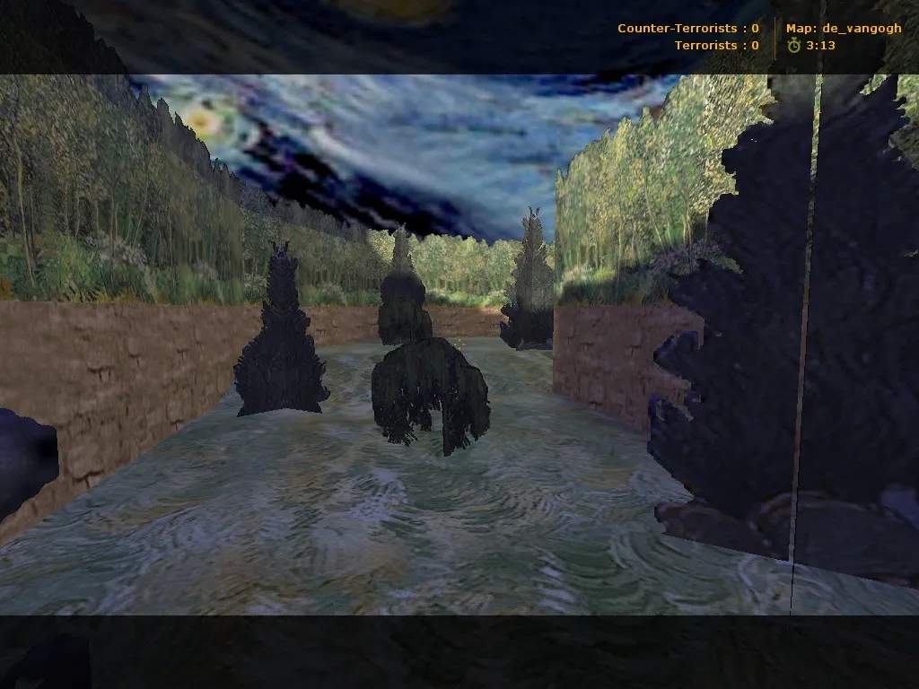Скриншот Карта de_vangogh для CS 1.6: Тактический анализ и особенности