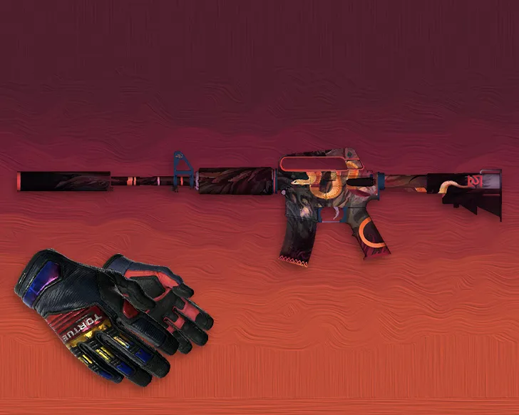 Скриншот М4А1 «Добро пожаловать в джунгли» (Welcome to the Jungle) для CS 1.6: v_, p_, w_ модель, звуки, анимация и текстуры