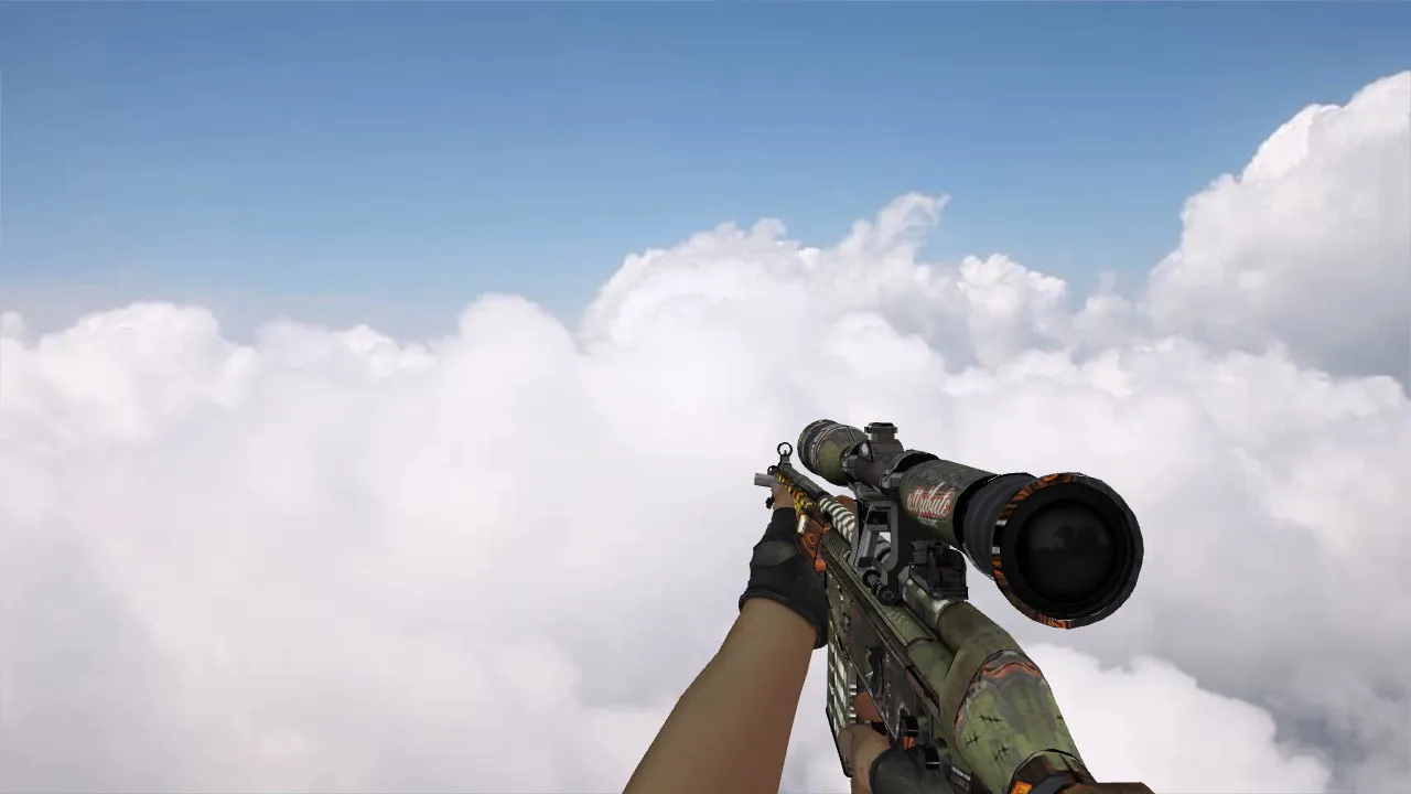 Скриншот Модель G3SG1 Savage для CS 1.6 – Уникальный скин для оружия