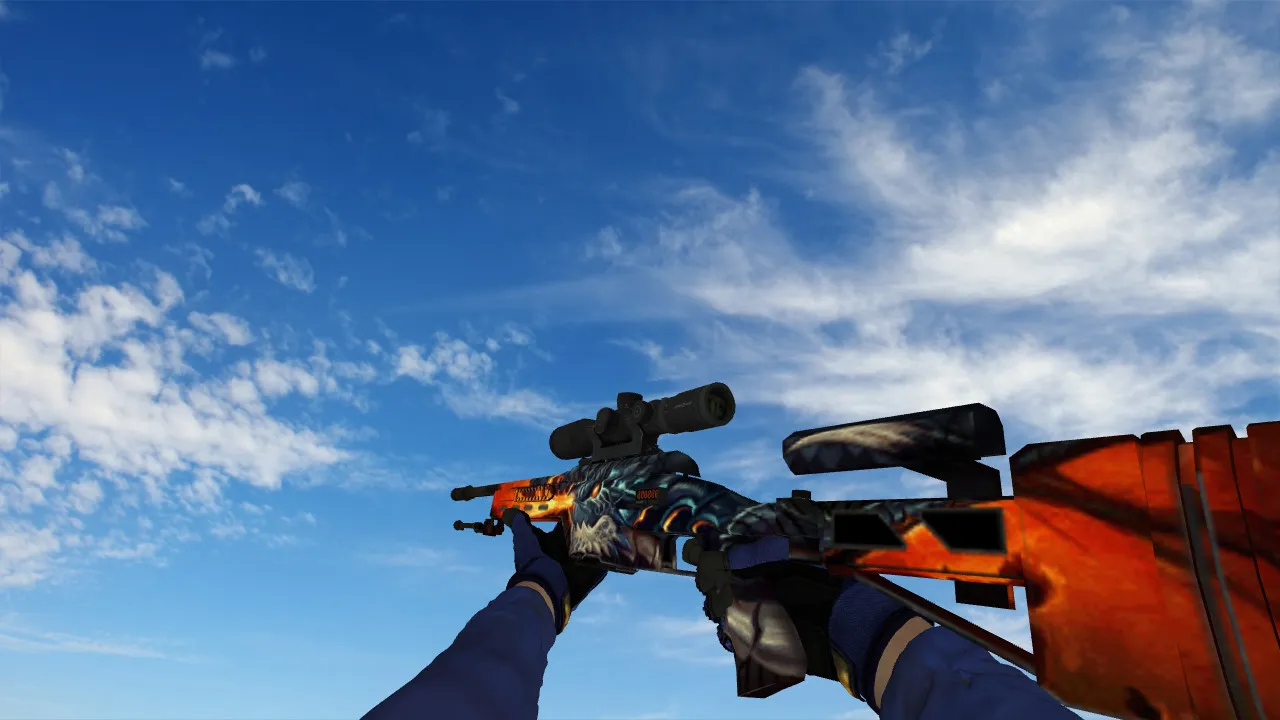 Скриншот  Пак моделей оружия «Specialist Fade Gloves Pack» для CS 1.6: v_, p_, w_ модели, звуки, анимация осмотра