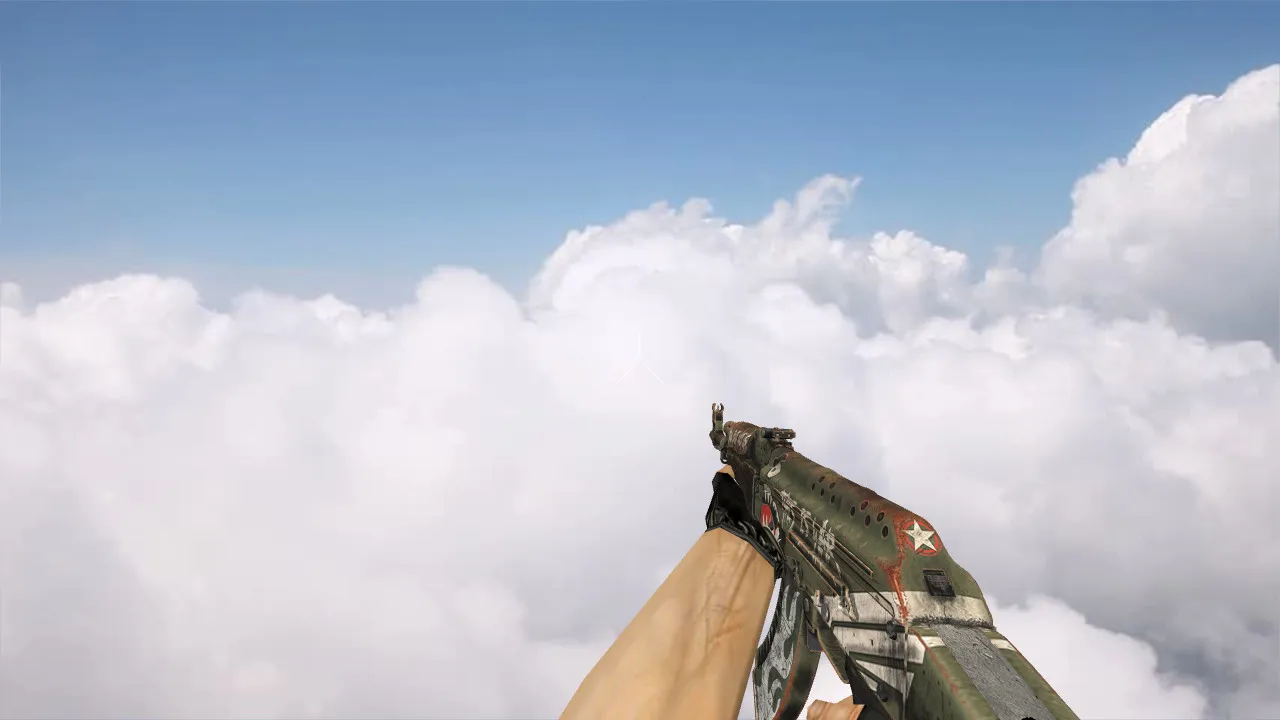 Скриншот Модель «AK-47 Fallen Warrior» для CS 1.6: Погрузитесь в мир