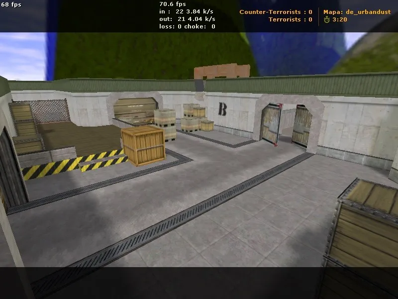 Скриншот  Карта de_urbandust для CS 1.6: Тактические возможности и особенности