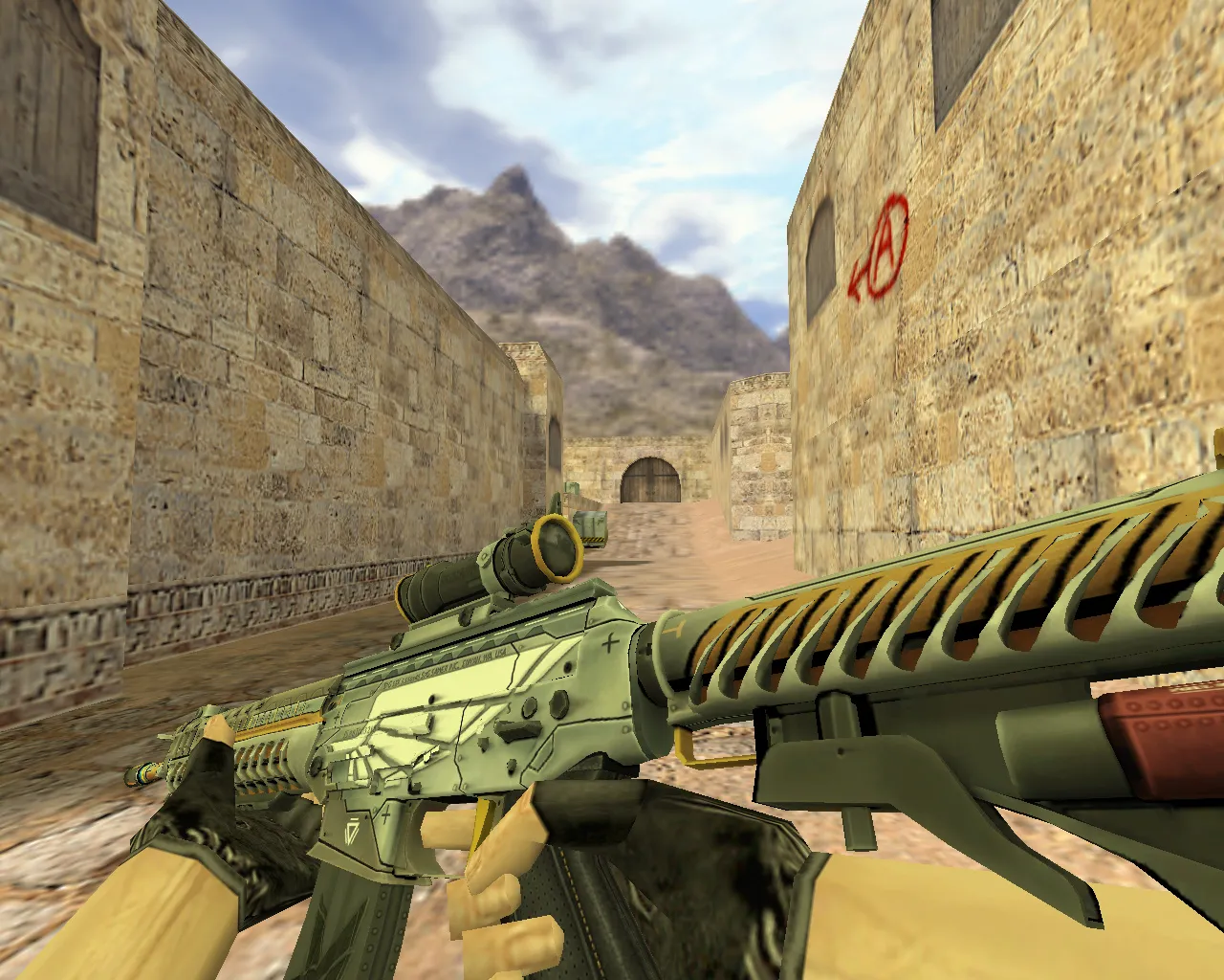 Скриншот Модель «SG-553 Полет» для CS 1.6 - Скачай сейчас