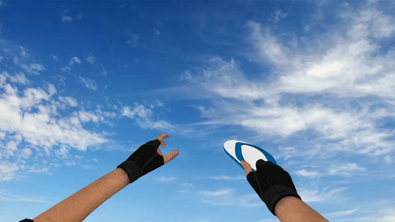 Скриншот v_knife Swallow Sandals Mama's Wrath для CS 1.6: p_ и w_ модели, анимации осмотра, звуки и текстуры