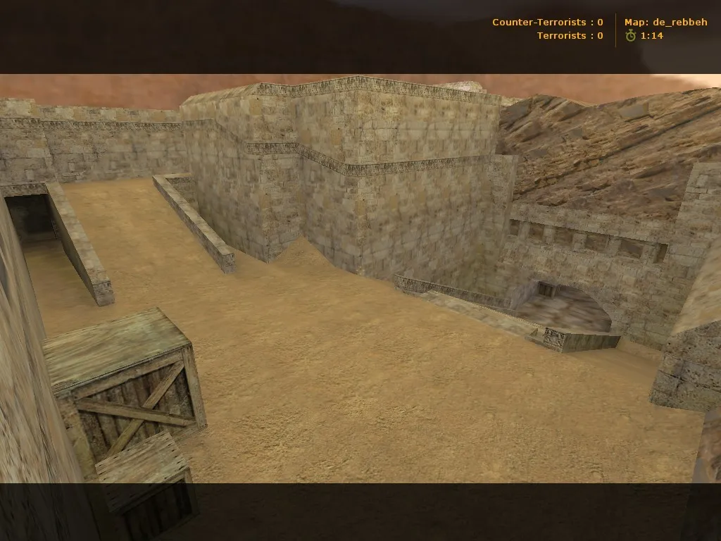 Скриншот  Карта de_rebbeh для CS 1.6: Обзор и тактика