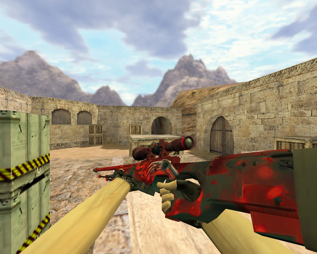 Скриншот Модель AWP Касание мертвеца для CS 1.6 – Качественные текстуры и анимации