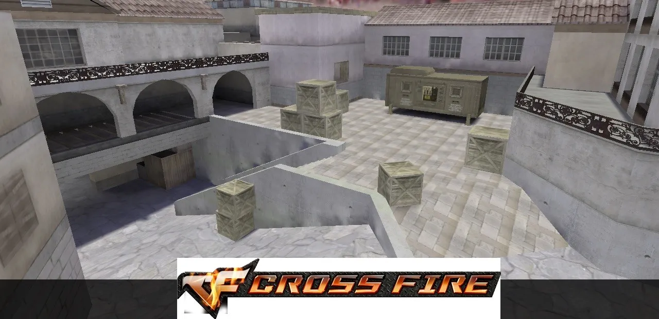 Скриншот Карта cf_blackwidow для CS 1.6: обзор, тактика за CT/T, баланс сторон, .nav и оптимизация