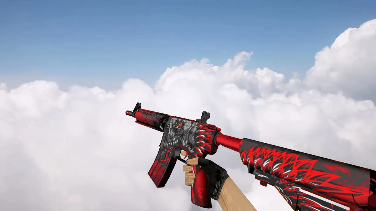 Скриншот Модель M4A4 Tokolosi v_ модели, p_ модели, w_ модели для CS 1.6: звуки, анимация осмотра и текстуры