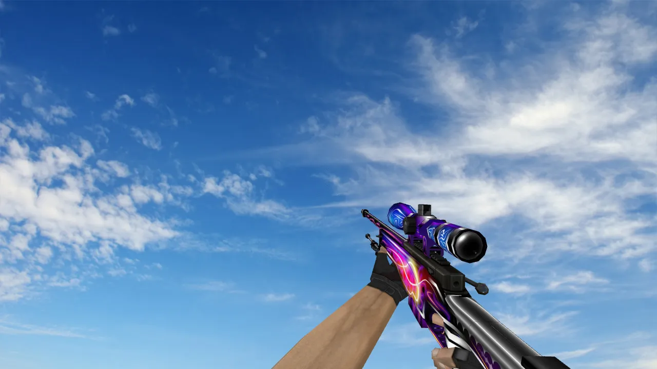 Скриншот Модель AWP Iron Ultraviolet для CS 1.6 - Идеальный выбор