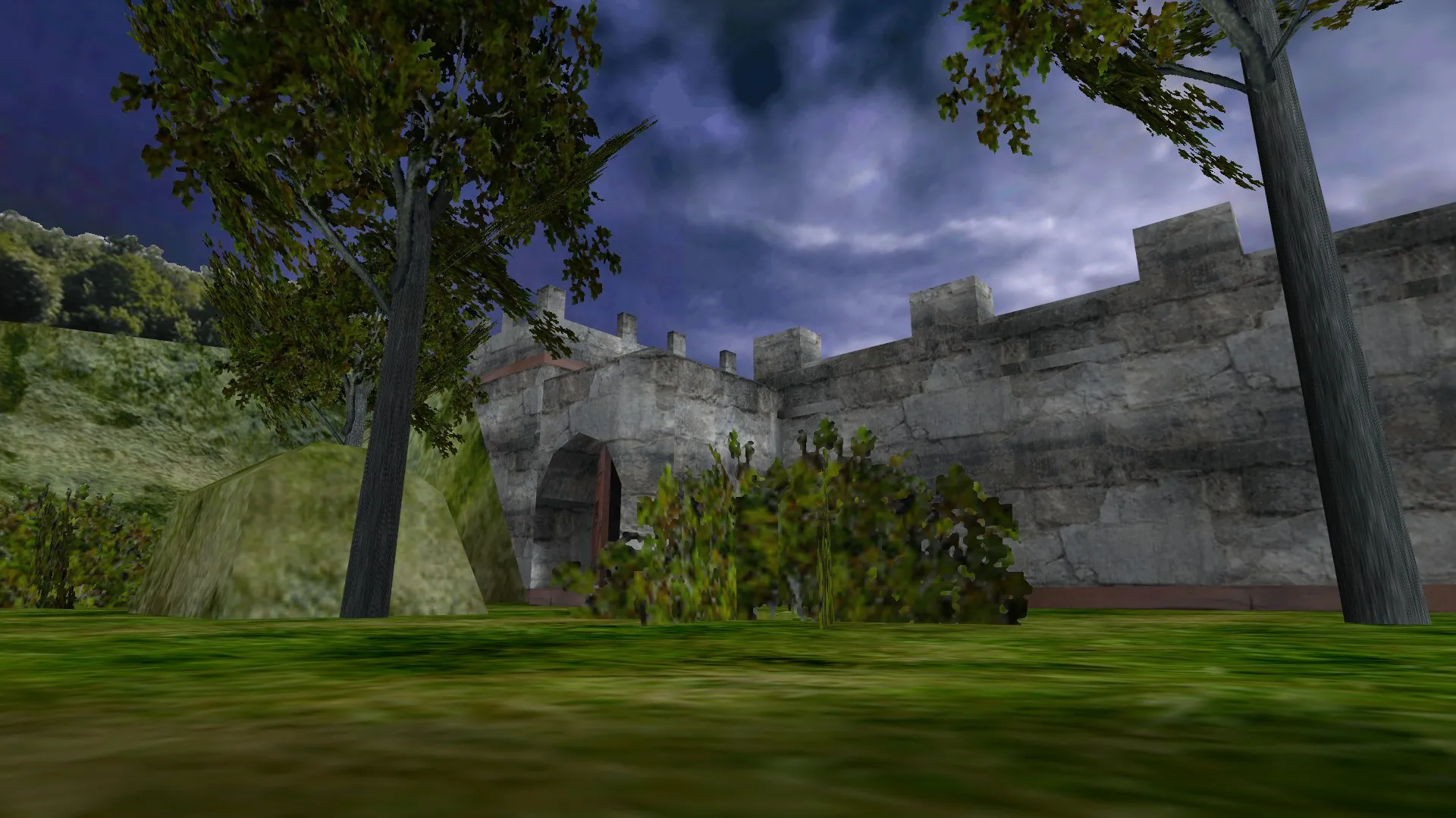 Скриншот  de_cliffcastle для CS 1.6: обзор карты, точки, прохождение, .nav и оптимизация