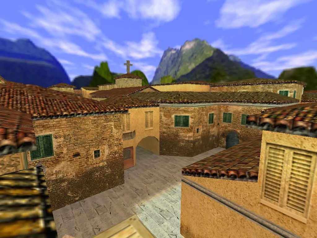 Скриншот  Карта de_marjour для CS 1.6 — тактическое преимущество в игре