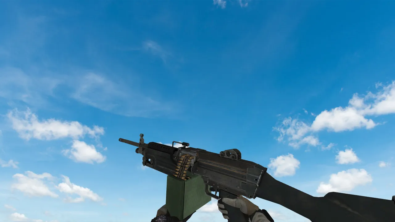 Скриншот  Пак моделей оружия «BasildoomHD» для CS 1.6: v_, p_, w_ модели, звуки, анимация осмотра и качество текстур