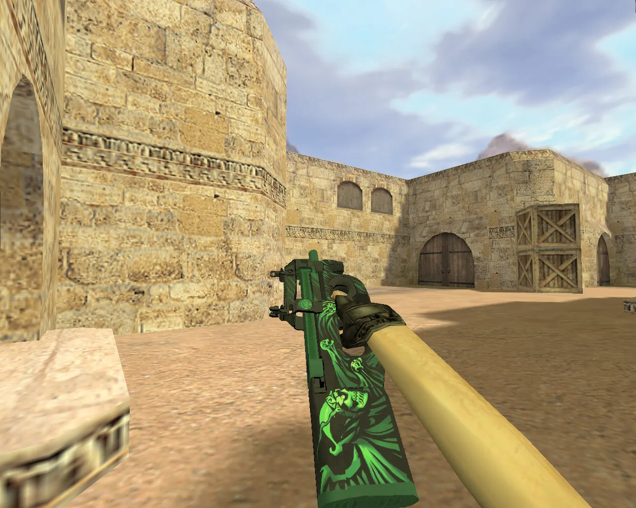 Скриншот Модель P90 Мрак для CS 1.6 – Скачай и играй