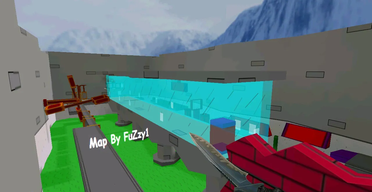 Скриншот  deathrun_cartoon для CS 1.6: deathrun карта, точки, .nav, баланс сторон и запуск без подмен