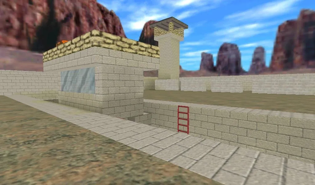 Скриншот  Карта de_snipe_it5_fix для CS 1.6 - Тактическое преимущество на карте