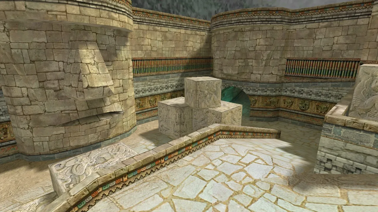 Скриншот  Карта de_facetown для CS 1.6: точки, маршруты, .nav для ботов и оптимизация wpoly/epoly