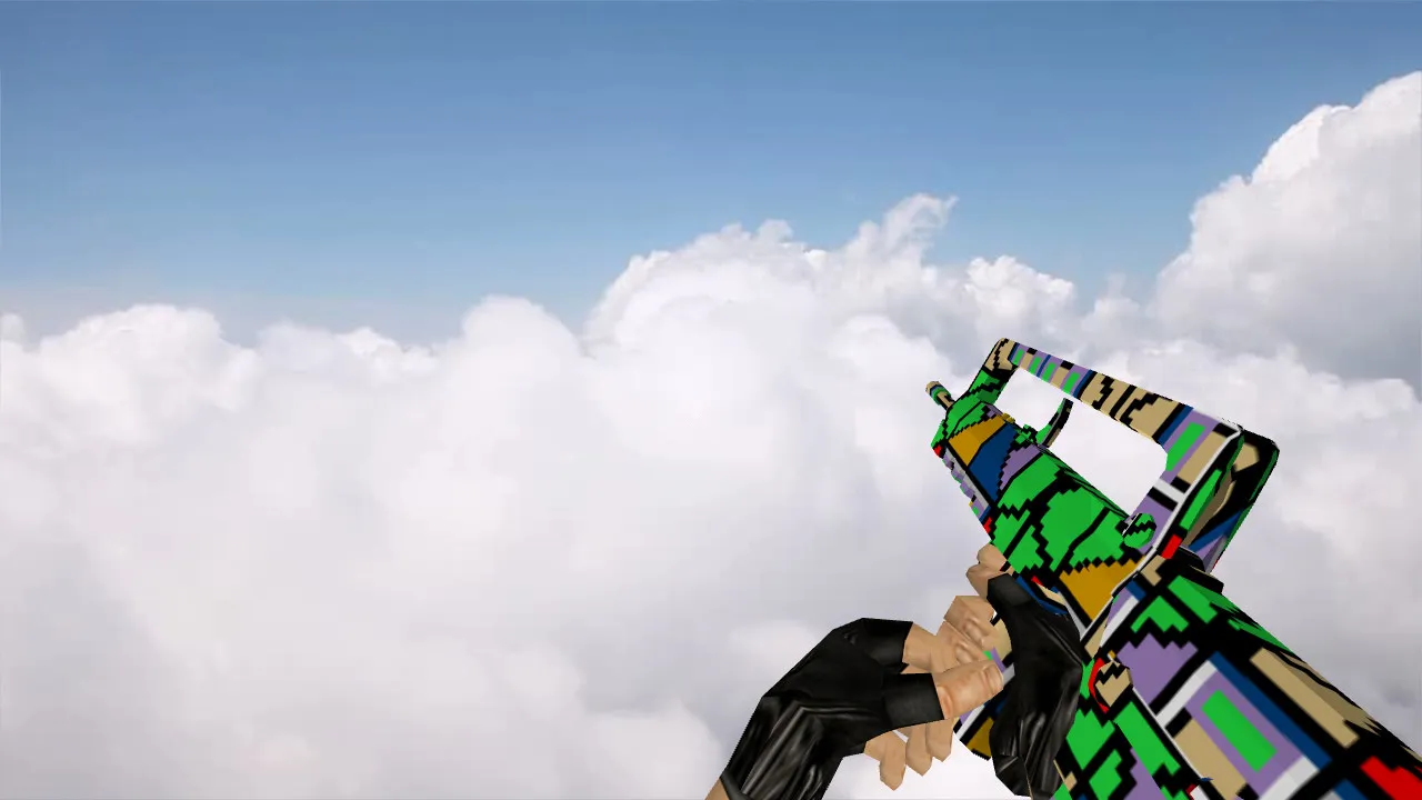 Скриншот Модель «Default Famas Pixel» для CS 1.6