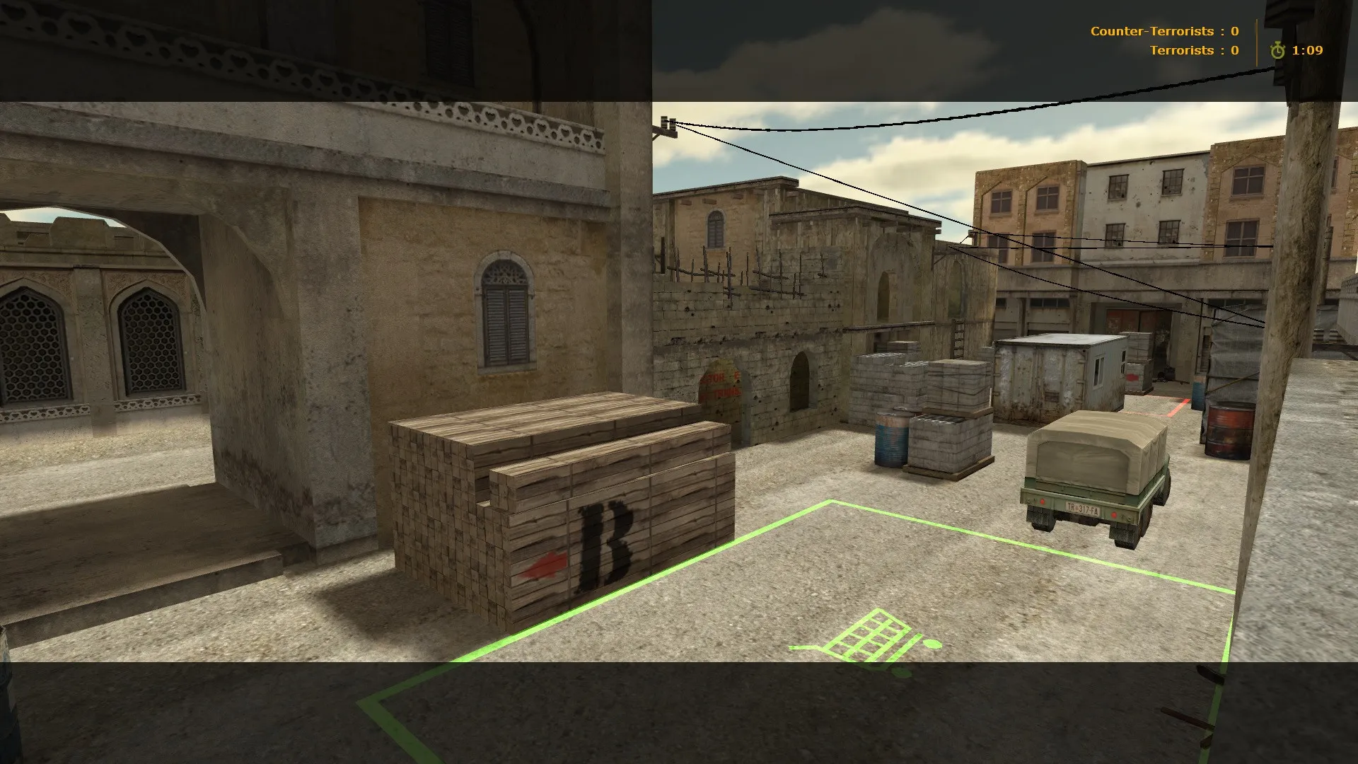 Скриншот  de_dust0_cso — DE карта для CS 1.6: баланс сторон, точки, .nav и оптимизация wpoly/epoly