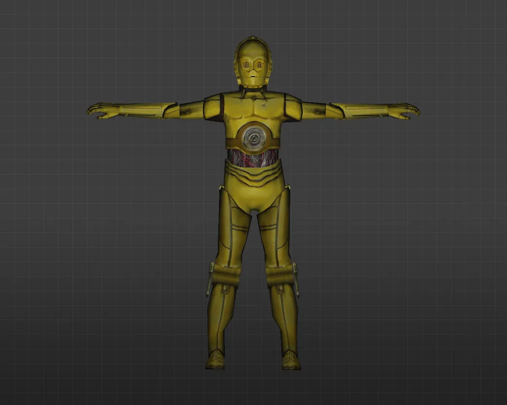Скриншот Модель «C-3PO» для CS 1.6 - Звездные Войны