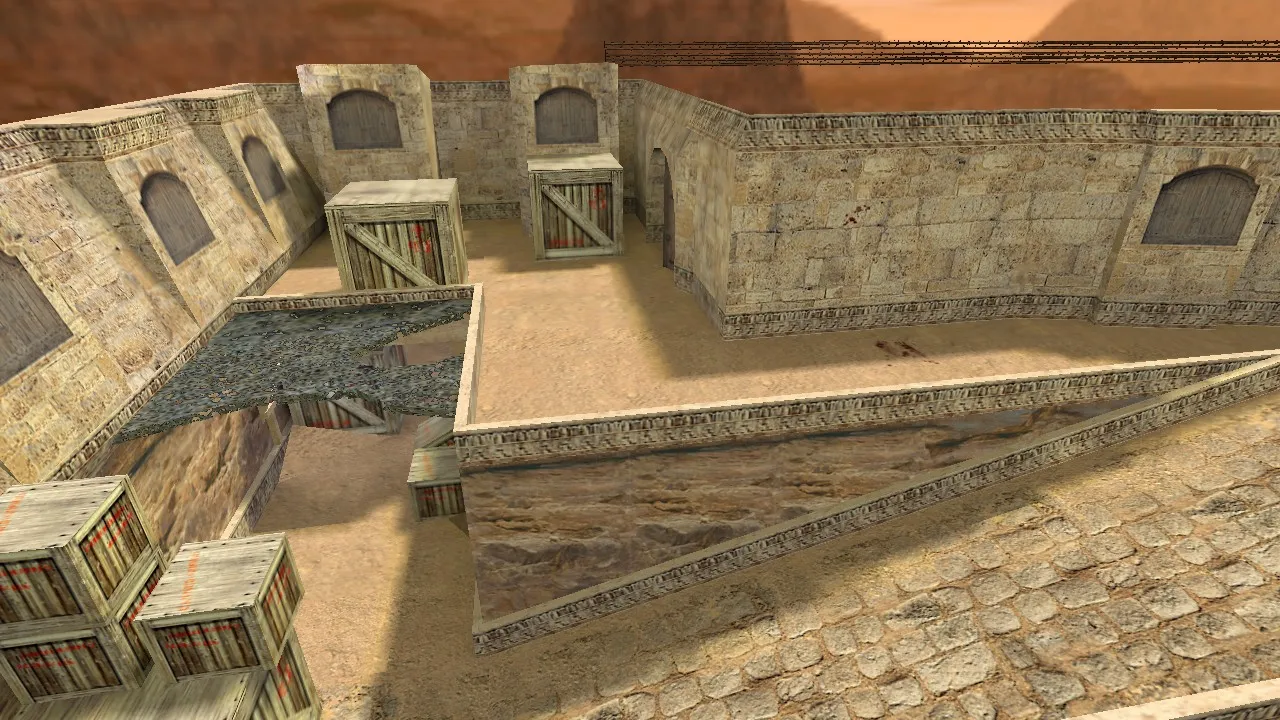 Скриншот Карта «de_dunes» для CS 1.6
