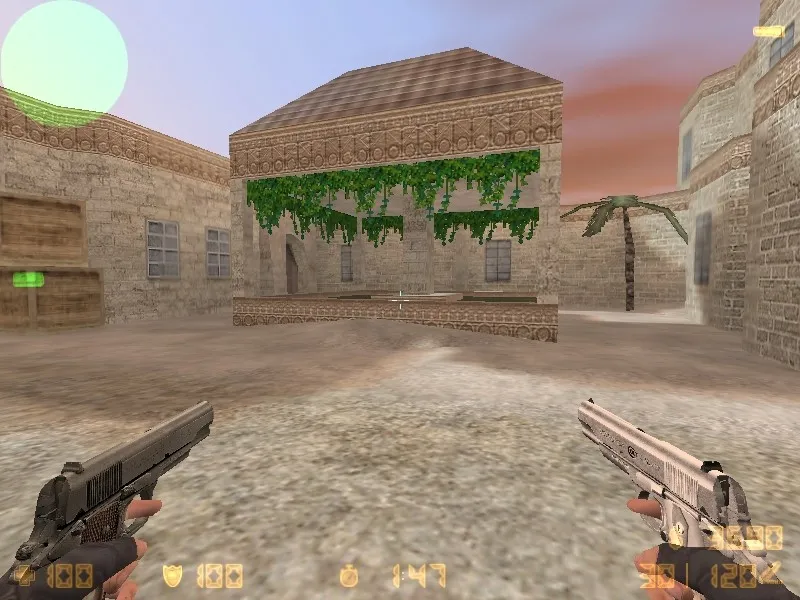 Скриншот  de_bright для CS 1.6: тактика сторон, точки, оптимизация wpoly/epoly и .nav для ботов