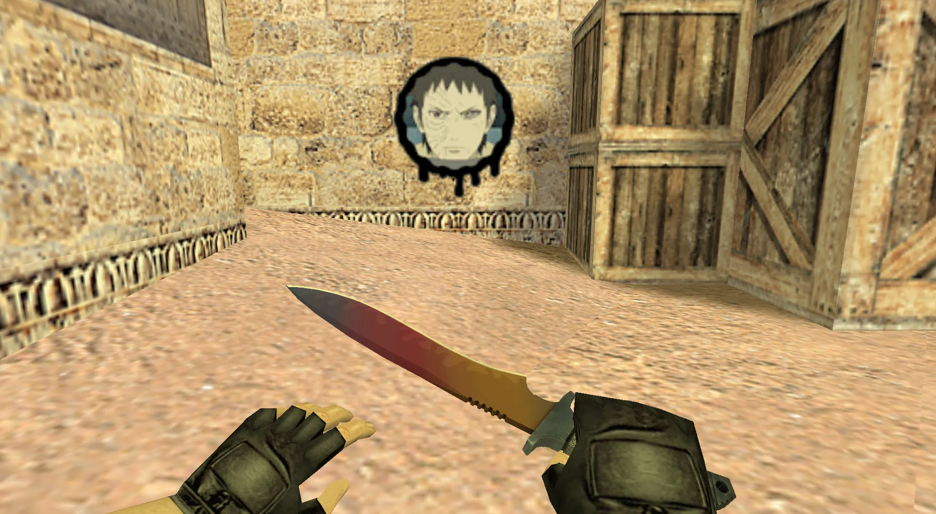 Скриншот Граффити «Обито Учиха» для CS 1.6 - Аниме граффити для Counter-Strike