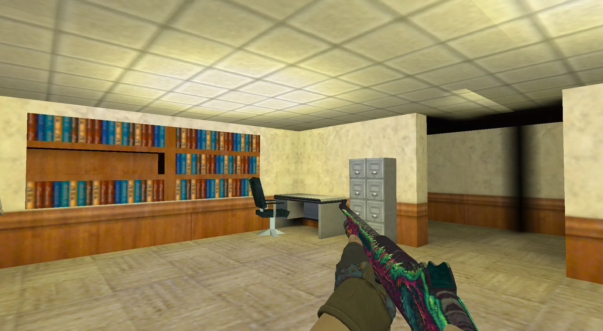 Скриншот  Пак моделей оружия Hydra Gloves | Case Hardened Pack для CS 1.6: v_, p_, w_ модели, анимация осмотра, звуки и текстуры