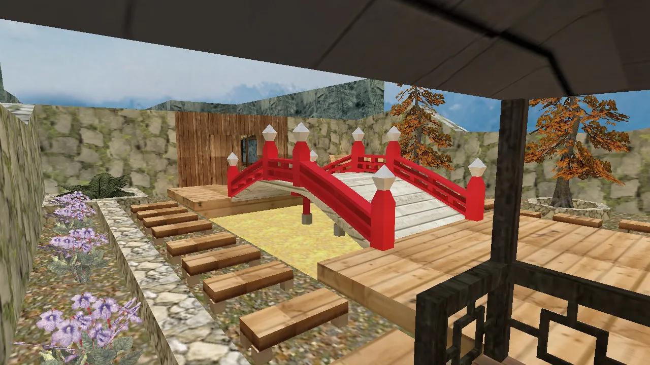 Скриншот  deathrun_honshu_journey_b1 для CS 1.6: карта Deathrun, точки, маршруты и настройка под сервер