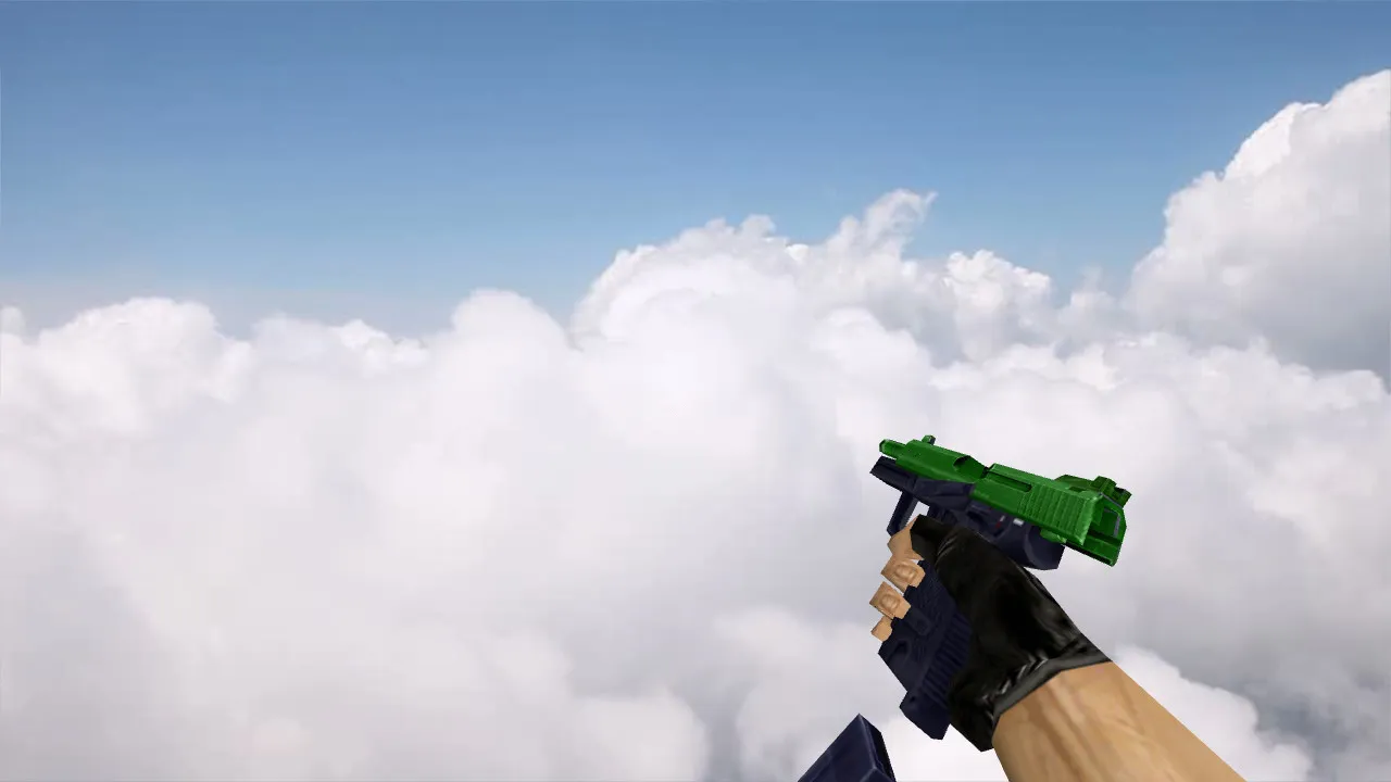 Скриншот Модель USP «Зеленое яблоко» для CS 1.6 - Скачай и играй