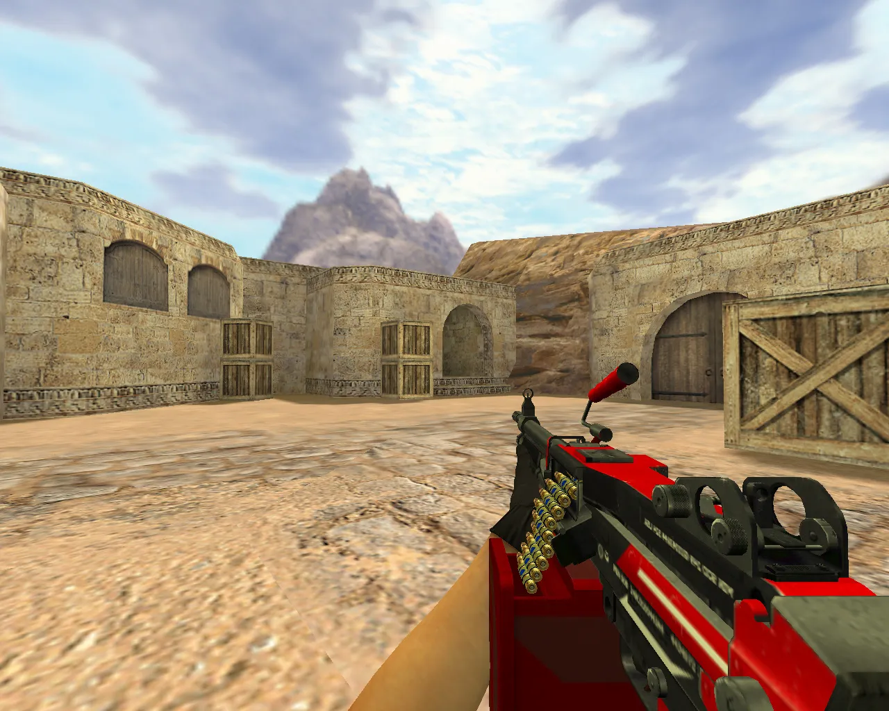 Скриншот Модель «М249 Блокировка» для CS 1.6 - Качество и Точность