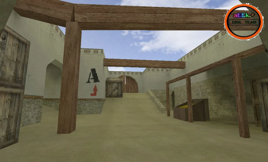 Скриншот  Карта de_bisborg для CS 1.6: точки, маршруты, .nav для ботов, настройка и оптимизация wpoly/epoly