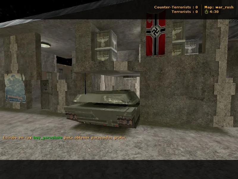 Скриншот  Карта «war_rush» для CS 1.6: тактические особенности и оптимизация