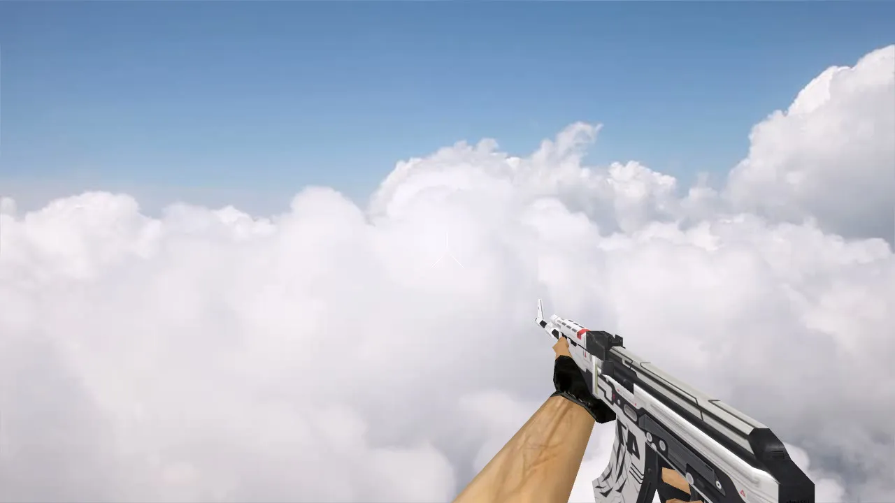 Скриншот Модель Degault AK47 Challenger v_ p_ w_ для CS 1.6: звуки, анимация осмотра, качество текстур