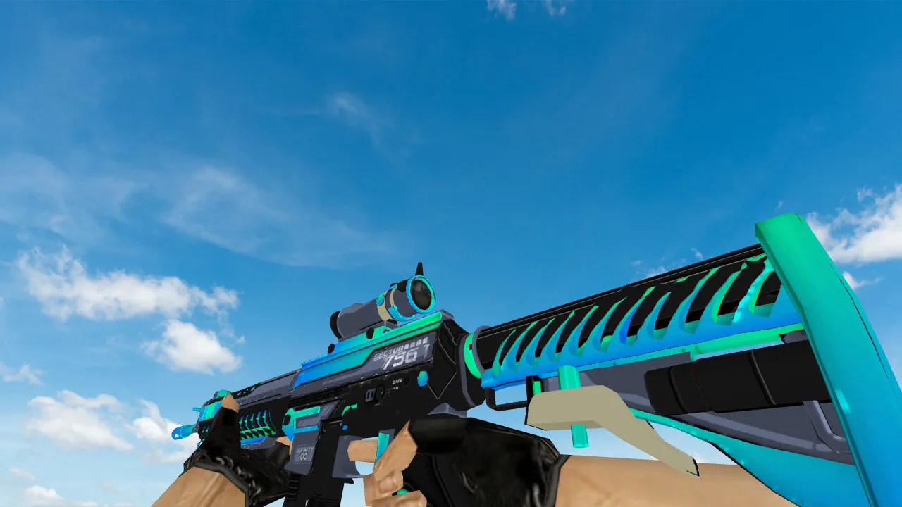 Скриншот Модель SG 553 Infinity для CS 1.6 - Лучшие модели оружия